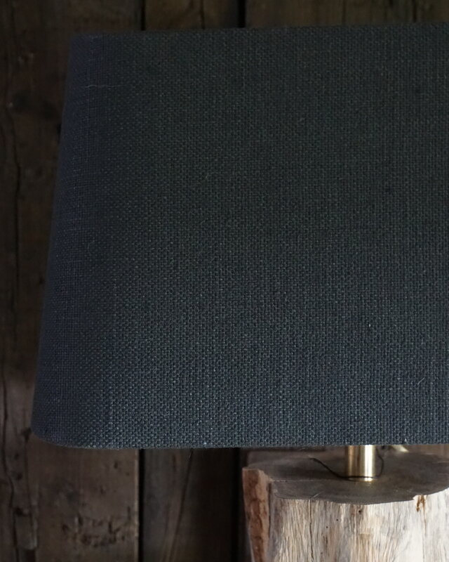 Rene Houtman Wand Lampenkap 35x16x21 Cm Linnen Zwart