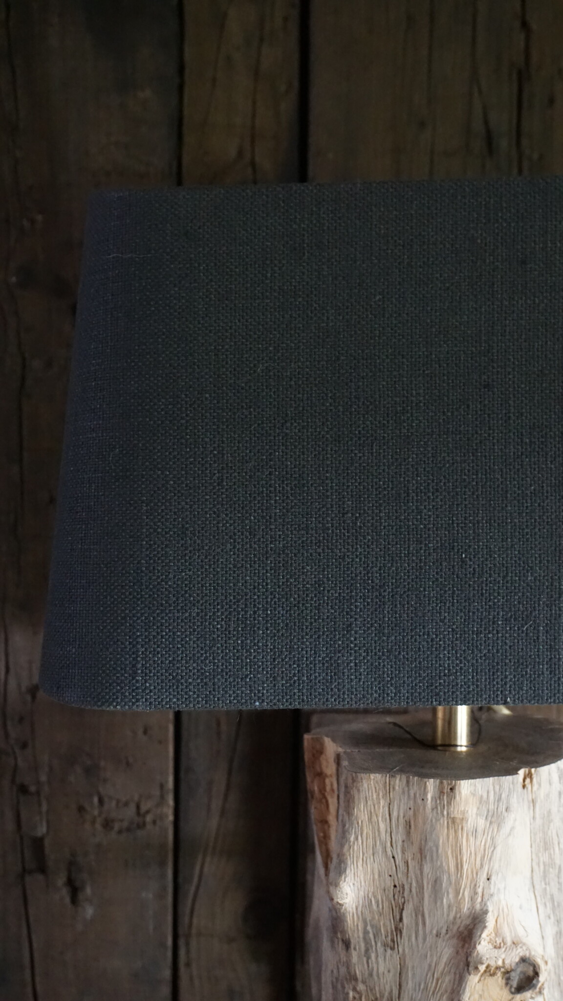 Rene Houtman Wand Lampenkap 35x16x21 Cm Linnen Zwart