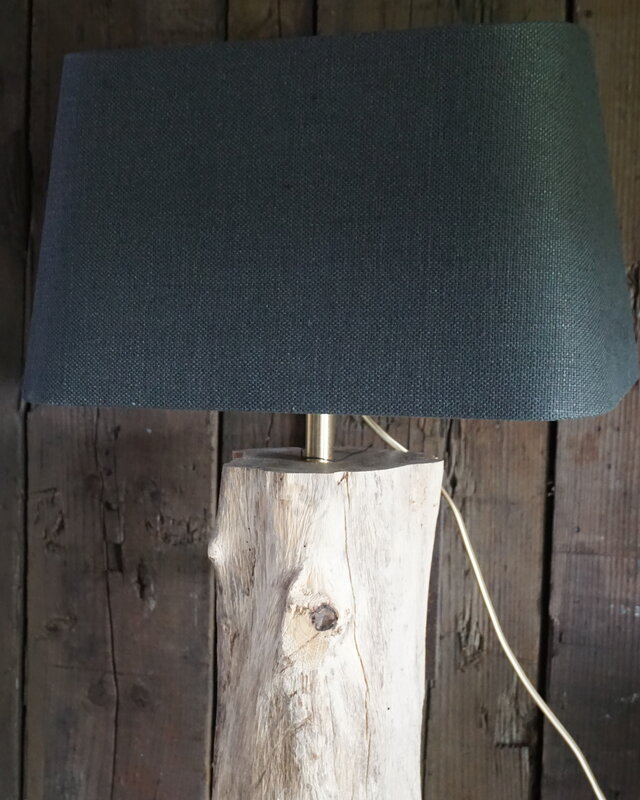 Rene Houtman Wand Lampenkap 35x16x21 Cm Linnen Zwart