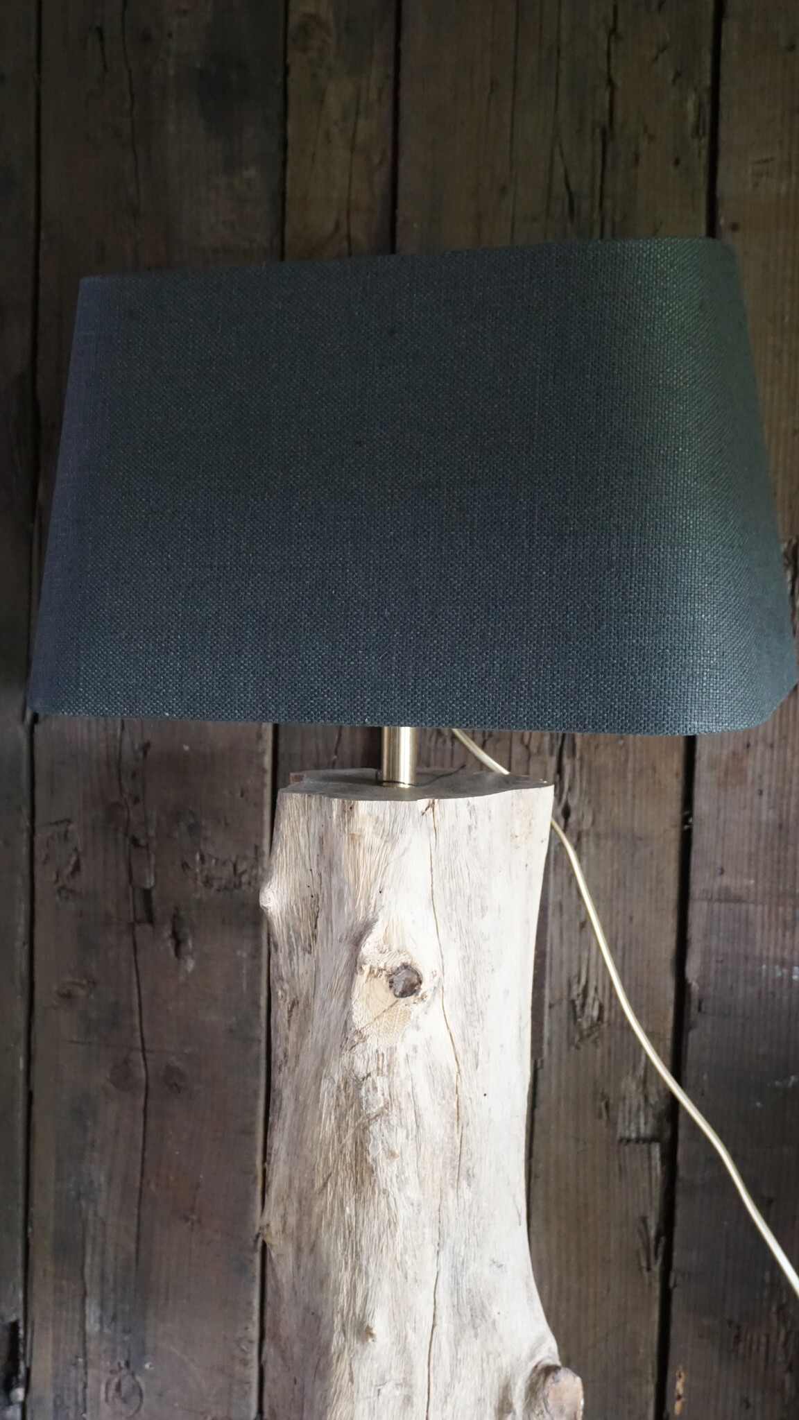 Rene Houtman Wand Lampenkap 35x16x21 Cm Linnen Zwart
