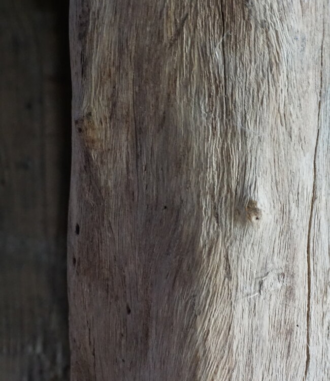 Rene Houtman Wandlamp/Muurlamp Oud Hout H47 x B15 - Exclusief Kap