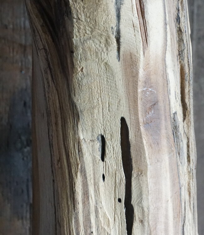 Rene Houtman Wandlamp Oud Hout H47 x B15 - Exclusief Kap