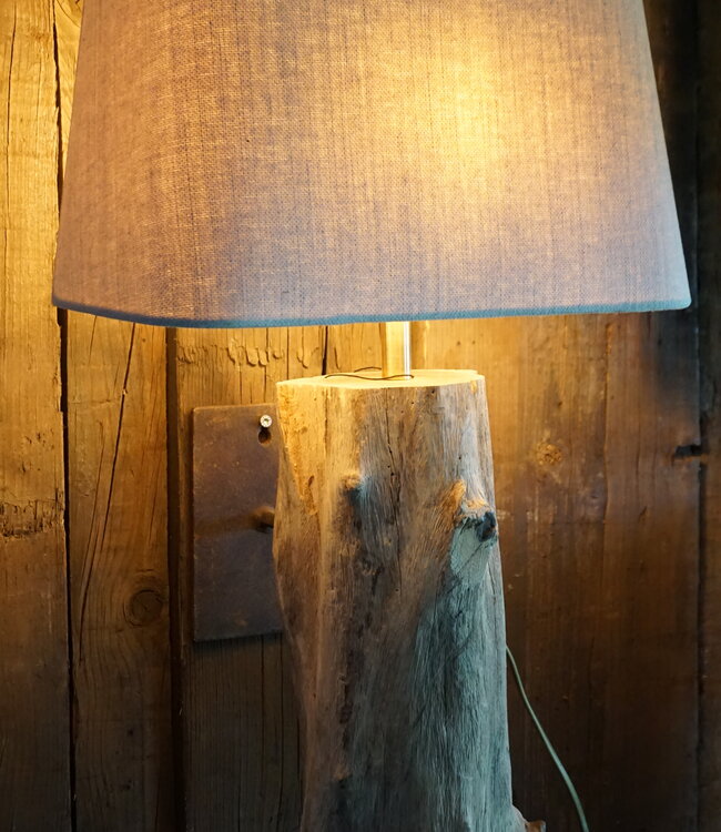Rene Houtman Wandlamp Oud Hout H47 x B15 - Exclusief Kap
