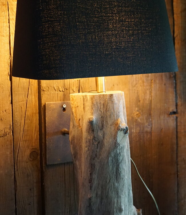 Rene Houtman Wandlamp/Muurlamp Oud Hout H47 x B15 - Exclusief Kap
