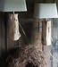 Rene Houtman Wandlamp/Muurlamp Oud Hout H47 x B15 - Exclusief Kap