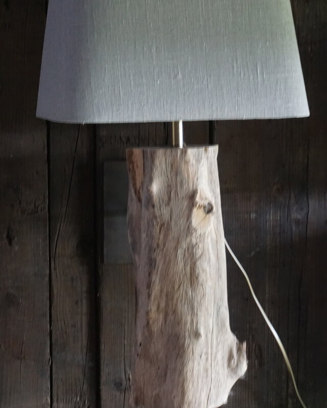 Rene Houtman Wandlamp/Muurlamp Oud Hout H47 x B15 - Exclusief Kap