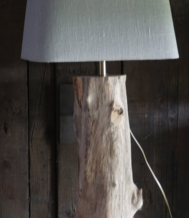 Rene Houtman Wandlamp Oud Hout H47 x B15 - Exclusief Kap