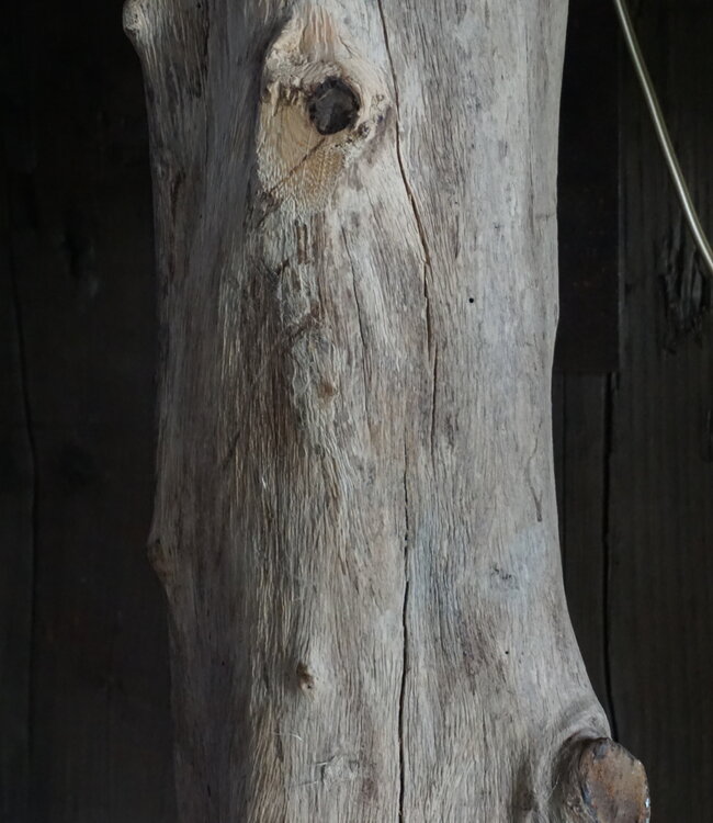 Rene Houtman Wandlamp/Muurlamp Oud Hout H47 x B15 - Exclusief Kap