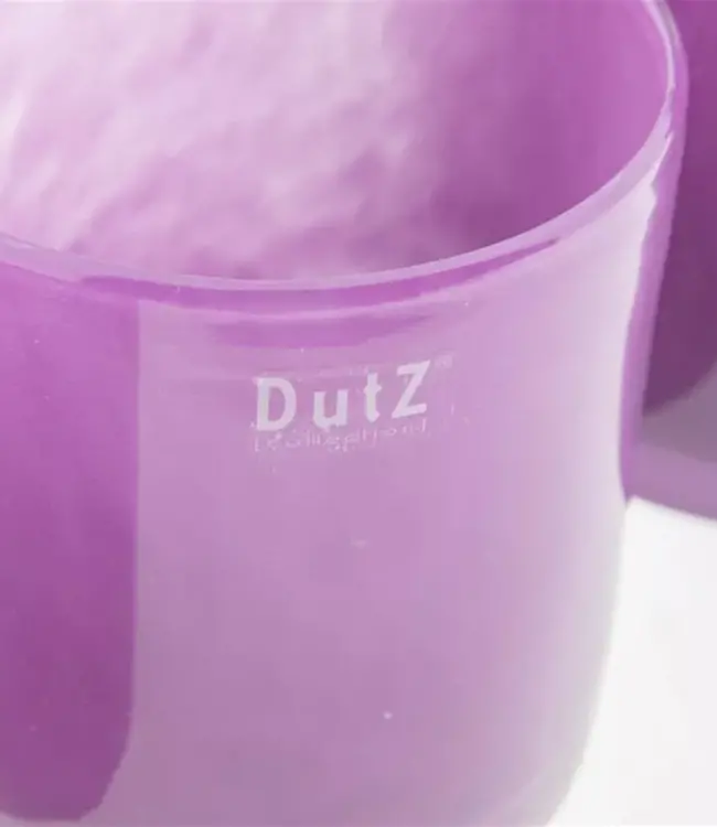DutZ Kaarsenglas | Violet | H7 x D7 cm