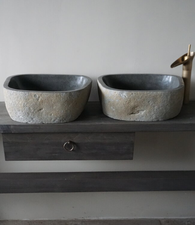 Rene Houtman Waskom Rivierkom | Set Van 2 | B42,5 x D40,5 x H15 cm