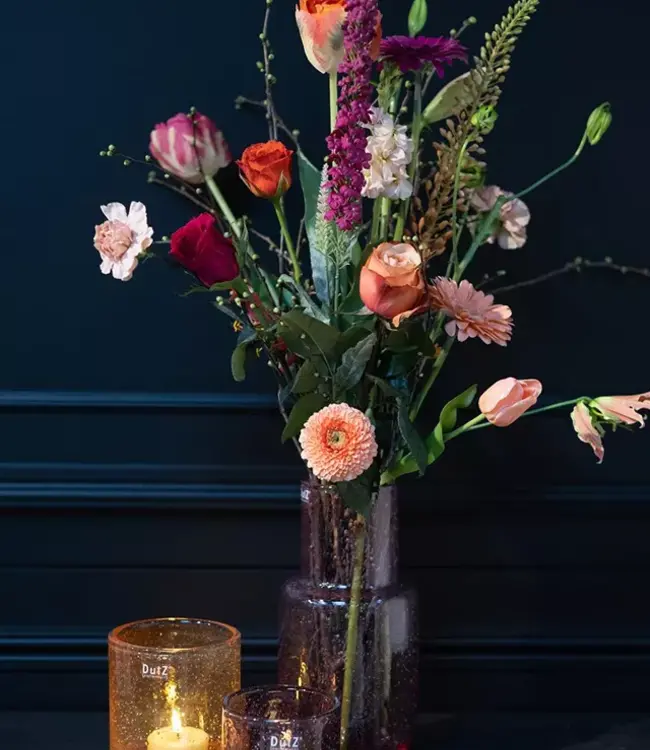 DutZ Vaas Lato | Fuchsia Bubbels | H30 x D14 cm