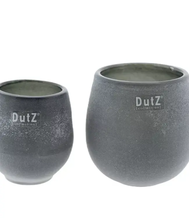 DutZ Pot Hurricane Diva | Grijs Platina | H12 x D12 cm