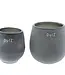 DutZ Pot Hurricane Diva | Grijs Platina | H12 x D12 cm