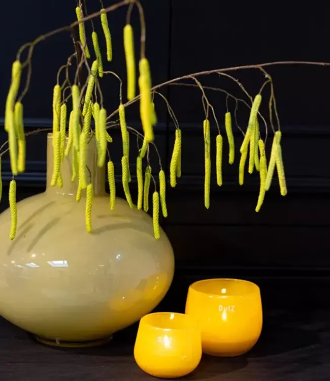 DutZ Vaas Darya | Chartreuse | H37 x D35 cm