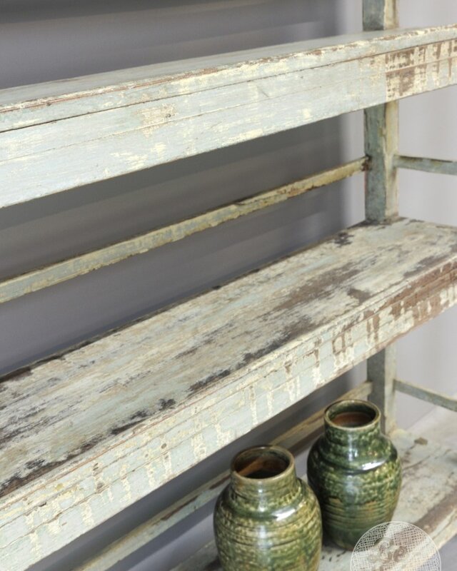 Be-Uniq Oud Houten Rek | India | H153 x B137 x D30 cm
