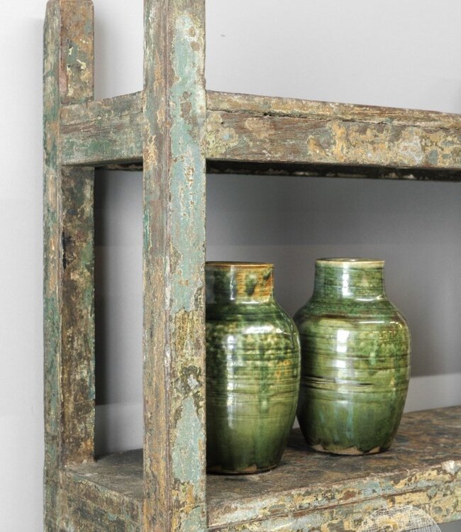 Be-Uniq Oud Houten Rekje | India | H150 x B89 x D30 cm