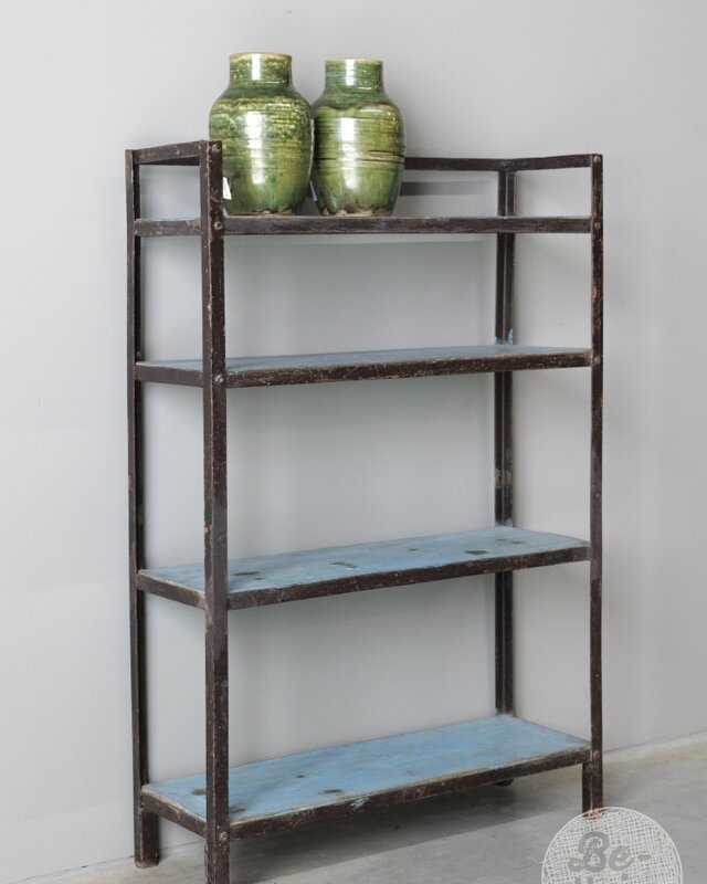 Be-Uniq Oud Rekje | India | Blauw | H117 x B77 x D26 cm