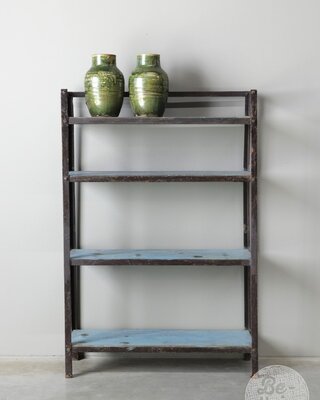 Be-Uniq Oud Rekje | India | Blauw | H117 x B77 x D26 cm