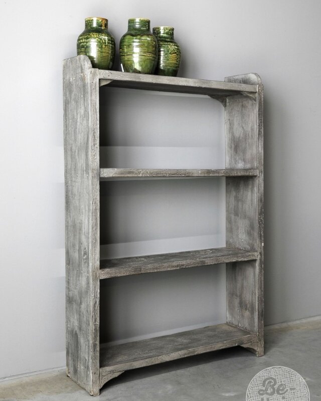 Be-Uniq Oud Houten Rekje | India | H138 x B91 x D25 cm