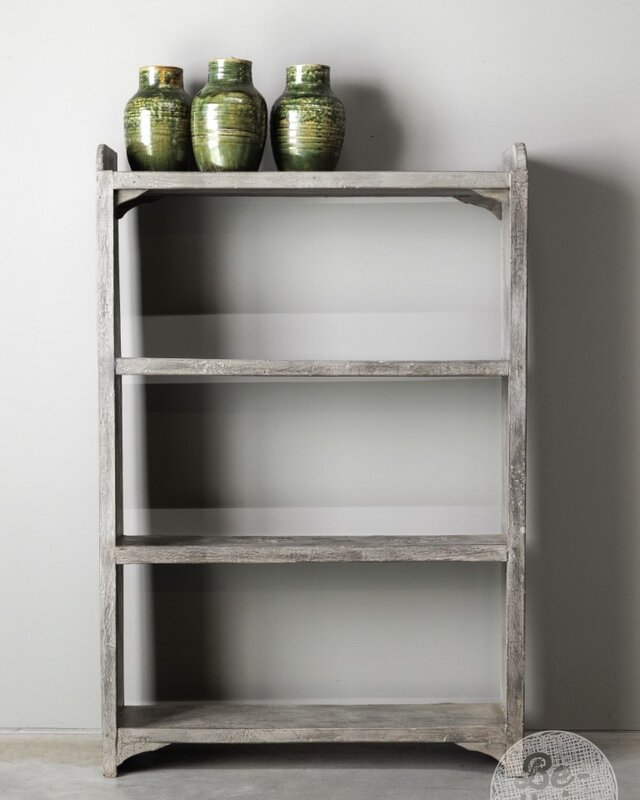 Be-Uniq Oud Houten Rekje | India | H138 x B91 x D25 cm