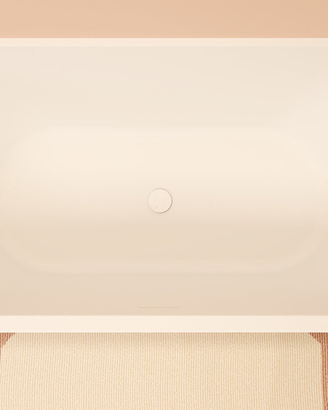 Wiesbaden Liora Half Vrijstaand Ligbad 180 x 80 Cm Acryl Mat Wit Met Waste Mat Wit