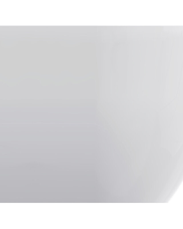 Wiesbaden Liora Half Vrijstaand Ligbad 180 x 80 Cm Acryl Mat Wit Met Waste Mat Wit