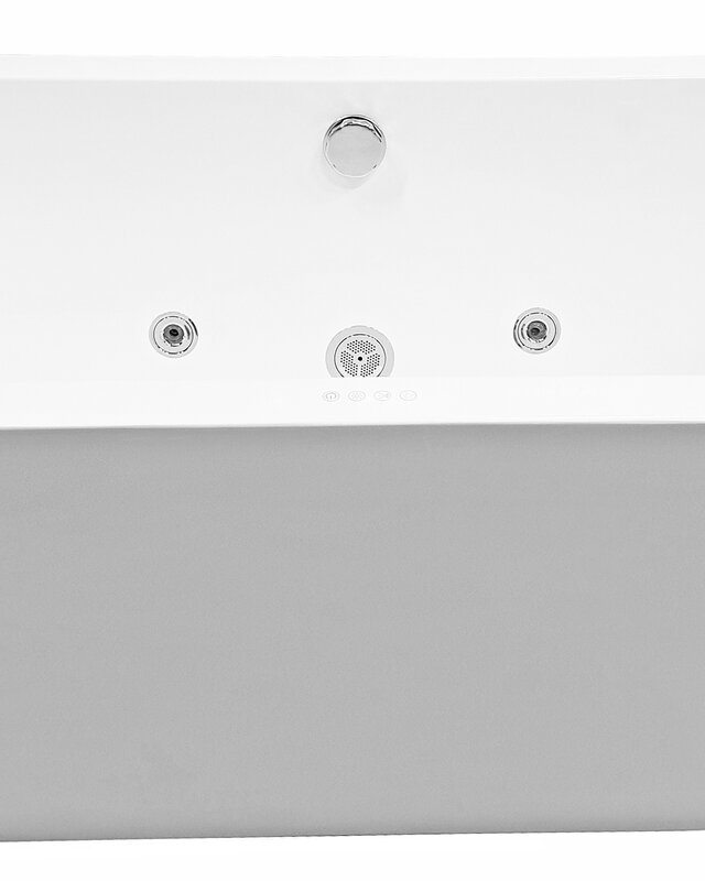 Wiesbaden Whirlpool Wiesbaden Libero Vrijstaand Ligbad 170x80x59 cm Inclusief Waste Wit