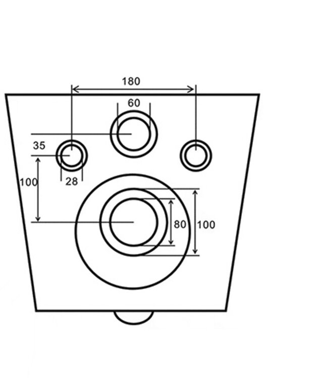 Wiesbaden Wandcloset Rimless Wiesbaden Sity Met Toiletzitting Softclose En Quick Release Glans Wit
