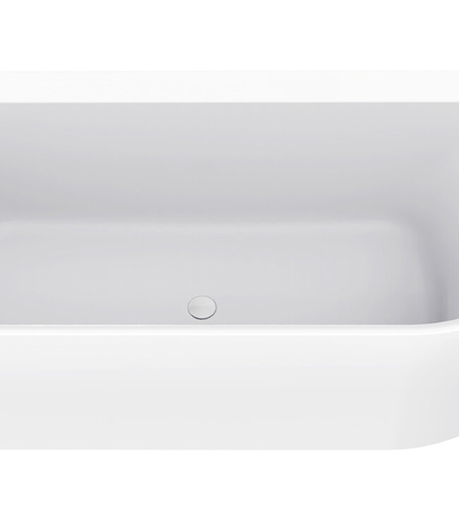 Wiesbaden Zenn Hoekbad Links | Mat Wit | 180 x 80 cm