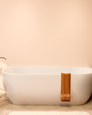Wiesbaden Liora Half Vrijstaand Ligbad | 170 x 75 cm | Glans Wit