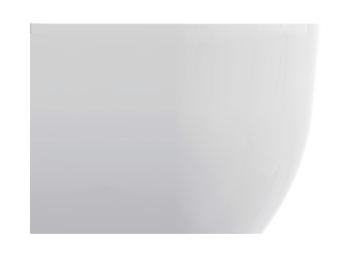 Wiesbaden Liora Half Vrijstaand Ligbad | 170 x 75 cm | Glans Wit