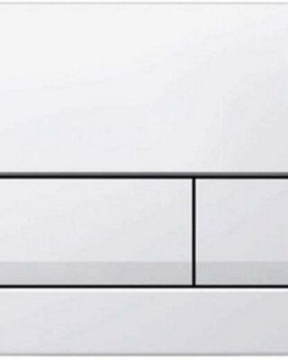 Wiesbaden Drukplaat Geberit Delta-50 | Wit