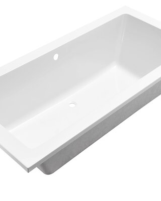 Wiesbaden Santino Inbouw Duo Ligbad | Mat Wit | 180 x 80 cm