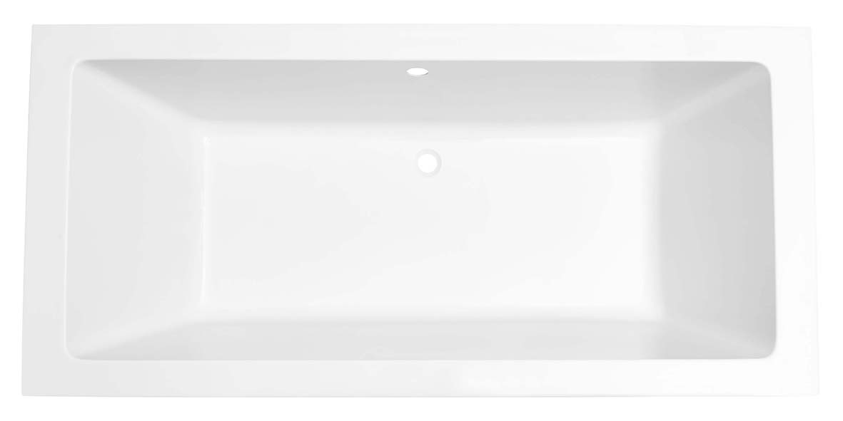 Wiesbaden Santino Inbouw Duo Ligbad | Mat Wit | 180 x 80 cm