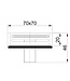 Wiesbaden Set Knop & Plug Badoverloopcombinatie | Gun Metal