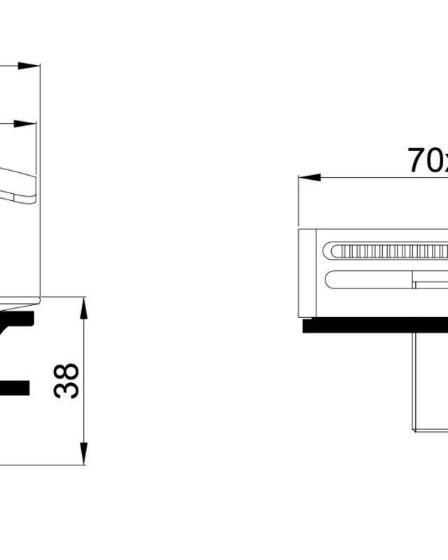 Wiesbaden Set Knop & Plug Badoverloopcombinatie | Gun Metal
