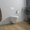 Wandcloset Stereo Rimless Wiesbaden Met Vesta Toiletzitting Glans Wit