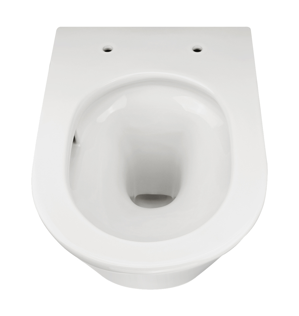 Wiesbaden Wandcloset Vesta Rimless Tornado Flush Wiesbaden met Slim Toiletzitting Softclose Glans Wit