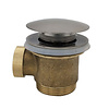 Caral Clickwaste Badafvoer | Geborsteld Staal | 1 1/2''