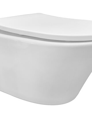Wiesbaden Wandcloset Vesta Rimless Wiesbaden + Zitting Shade Wit
