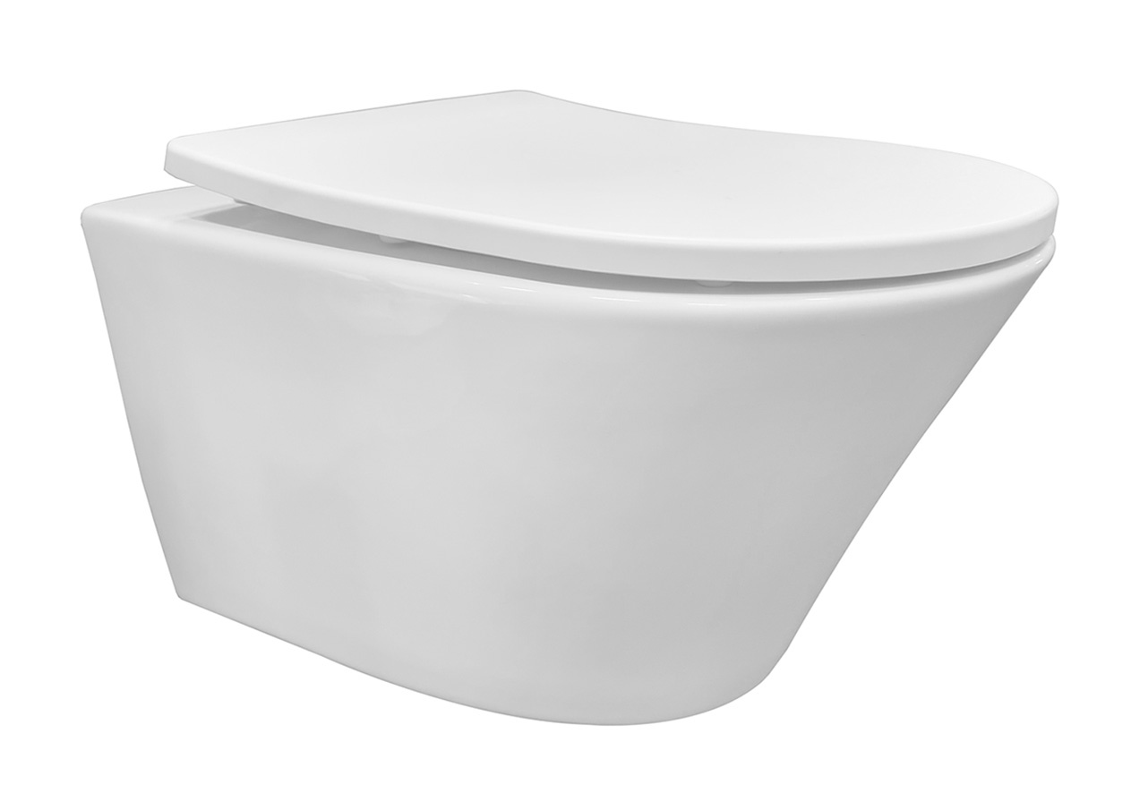 Wiesbaden Wandcloset Vesta Rimless Wiesbaden + Zitting Shade Wit