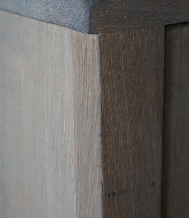 Rene Houtman Badkamermeubel | Nieuw Eikenhout Verouderd | H86 x B100 x D55 cm