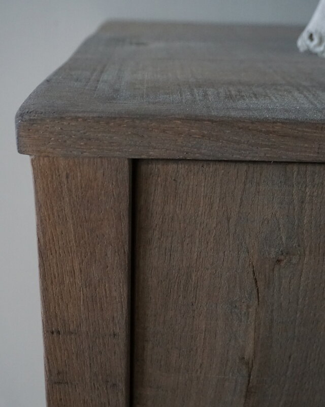 Rene Houtman Badkamermeubel | Nieuw Eikenhout Verouderd | H86 x B100 x D55 cm
