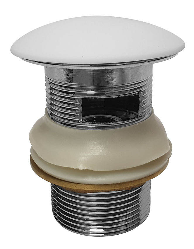 Wiesbaden Badafvoersifon Met Clickwaste | Solid Surface | 1 1/2''