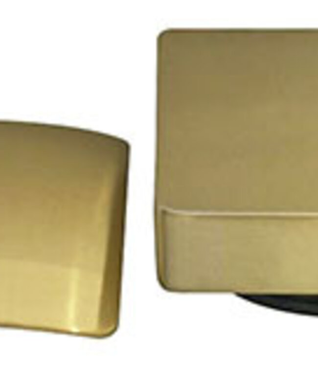 Wiesbaden Set Knop & Plug Badoverloopcombinatie | Vierkant