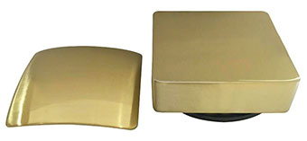 Wiesbaden Set Knop & Plug Badoverloopcombinatie | Vierkant