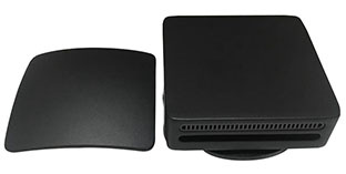 Wiesbaden Set Knop & Plug Badoverloopcombinatie | Vierkant
