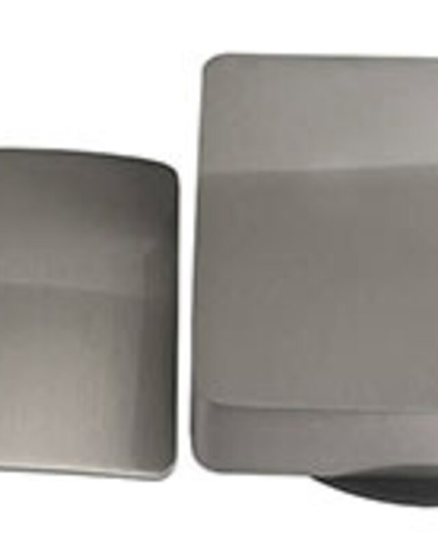 Wiesbaden Set Knop & Plug Badoverloopcombinatie | Vierkant