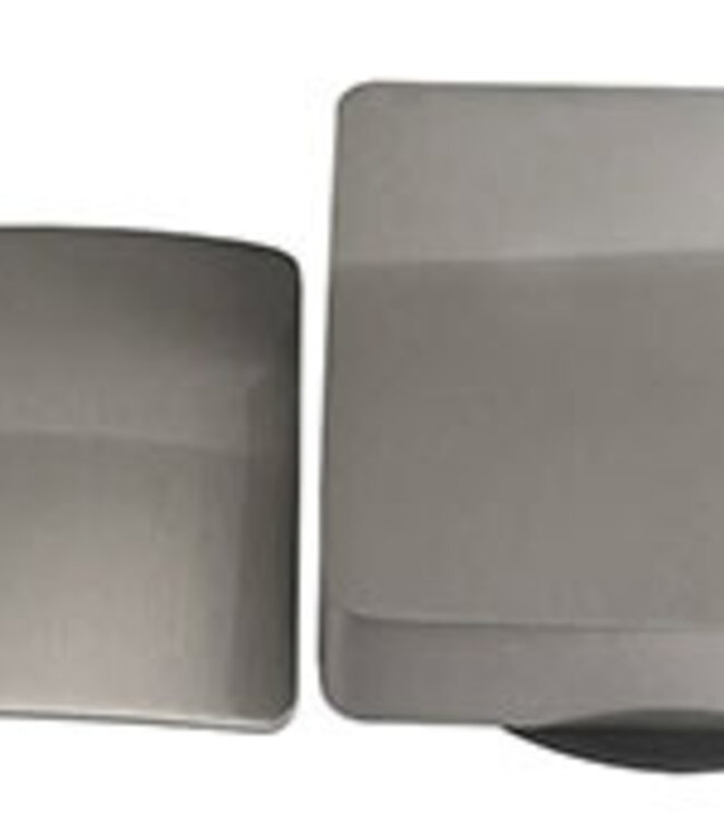 Wiesbaden Set Knop & Plug Badoverloopcombinatie | Vierkant