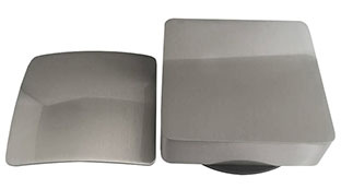 Wiesbaden Set Knop & Plug Badoverloopcombinatie | Vierkant